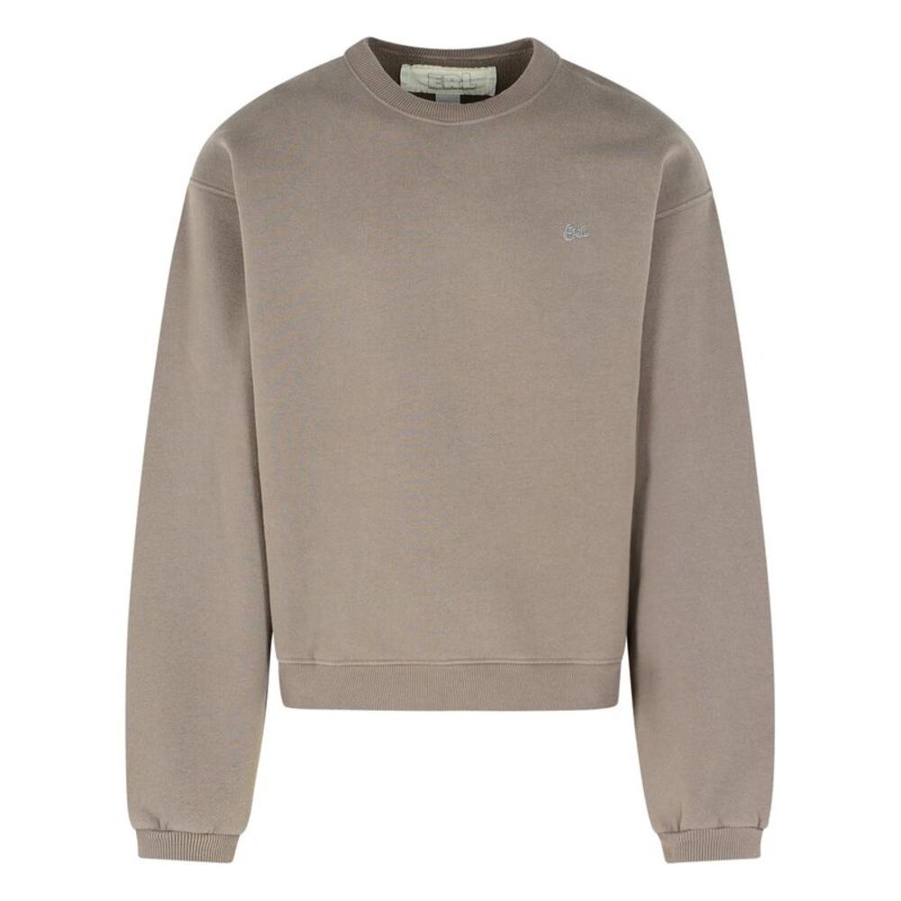 Erl Taupe Cotton Sweatshirt Men